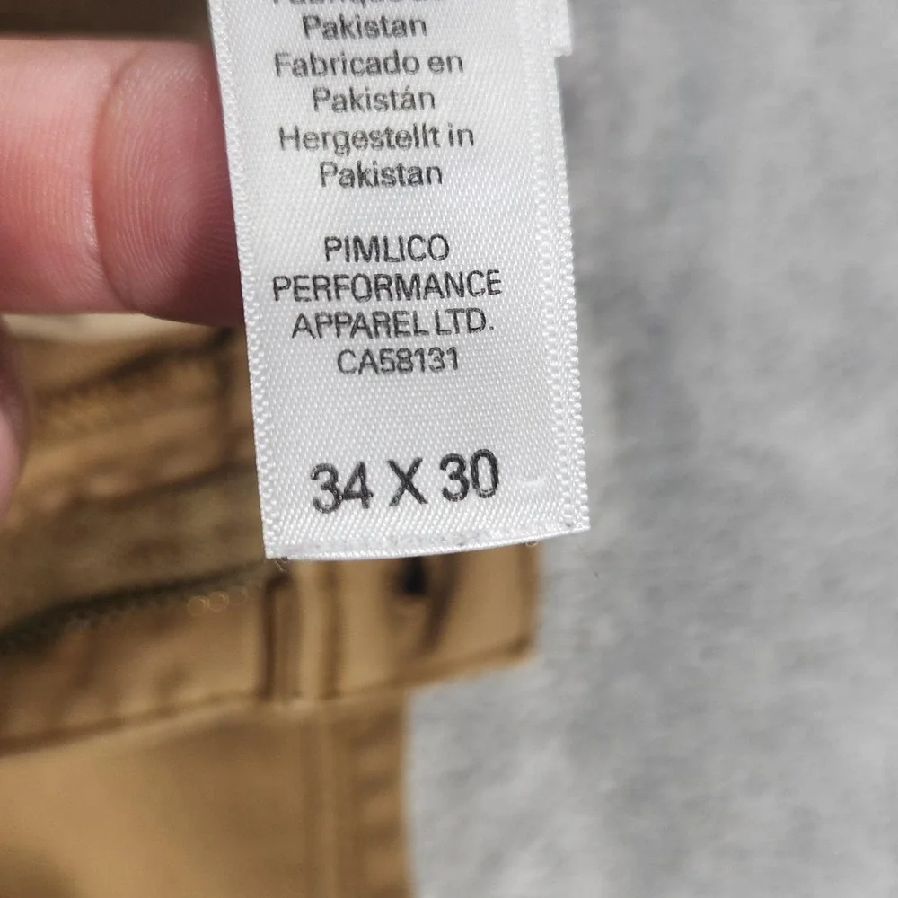 DU/ER‎ Jeans Mens 34x30 Beige N2X Relaxed Taper Stretch 5 Pocket Pants Casual